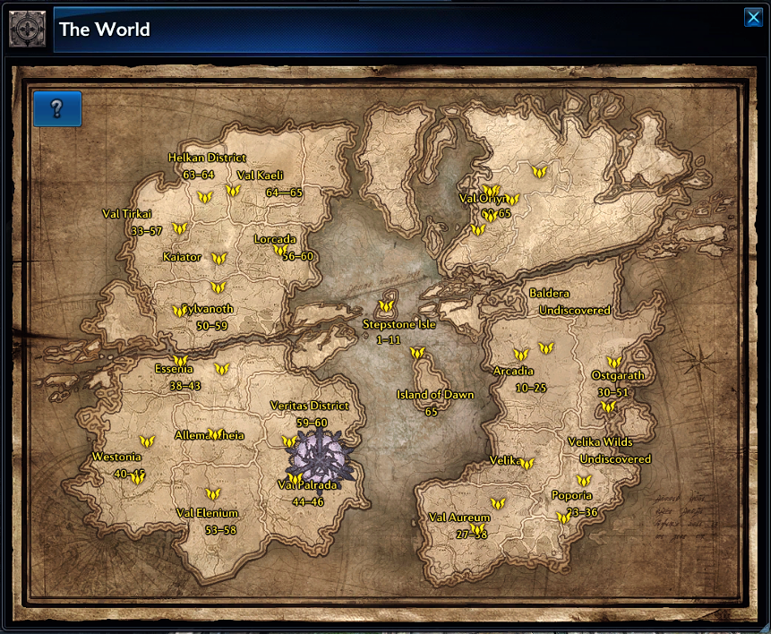 Menu screenshot Atlas NG — Module menu